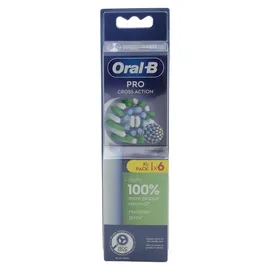 Oral-B CrossAction Pro Aufsteckbürste weiß 6 St.