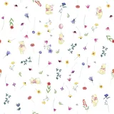 KOMAR Winnie Pooh Summer 53 x 1000 cm 1 Rolle Vliestapete bunt 34193