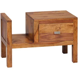 Wohnling Nachtschrank 60 x 30 x 40 cm Braun