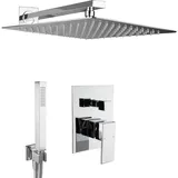 PaulGurkes Duscharmatur PGSETE409Q silberfarben