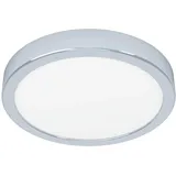EGLO LED-Deckenleuchte Fueva 5 Ø 21 cm 3.000K Chrom