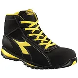 Diadora Utility Glove Mid S3S, Sicherheitsschuhe Unisex - Schwarz/Gelb - 35 EU