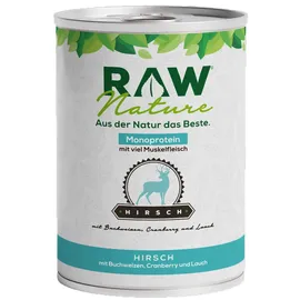 RAW Nature Nassfutter Hirsch 400 g