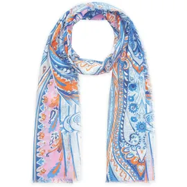 Codello PRINTED SCARF COTTON PAISLEY blau-5-50X180CM - Einheitsgröße