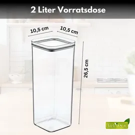 Centi Frischhaltedose eckig transparent 6 x 2 l