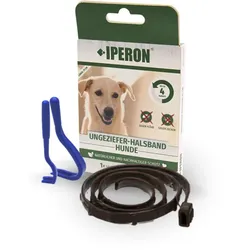 2 Stk. IPERON® Flohhalsband Hund 75 cm + Zeckenhaken