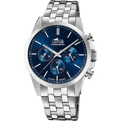 Lotus 18989/2 Herren-Chronograph Quarz Stahl/Blau