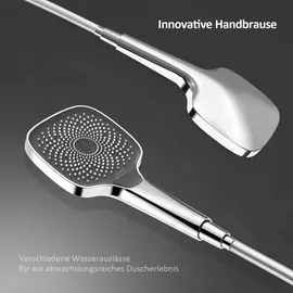EMKE Duschsystem mit Thermostat Chrom