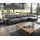 DeLife Ecksofa Sirpio XL 370x170 cm Lederimitat Vintage Anthrazit