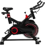 AsVIVA S11 Speedbike – Indoor bike Heimtrainer mit 18 kg Schwungmasse, stufenlosem Widerstand & Rennradlenker für effektives Cardio- & Ausdauertraining