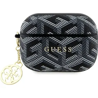 GUESS GUAP2PGCE4CK Hülle für AirPods Pro 2 Cover - schwarzer GCube Charm - Schwarz