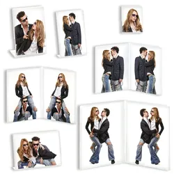 walther + design Kunstglas Doppelrahmen 10x15 cm