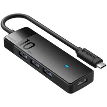 Inateck USB 3.2 Gen 2 Geschwindigkeit, USB-C zu USB Hub mit 4 USB-A-Anschlüssen, HB2025