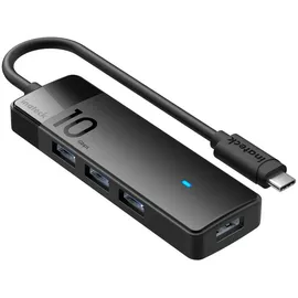Inateck USB 3.2 Gen 2 Geschwindigkeit, USB-C zu USB Hub mit 4 USB-A-Anschlüssen, HB2025