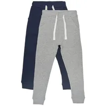 MINYMO Basic 36 -Sweat Pant (2-pack) Hose, Dunkelblau, 152