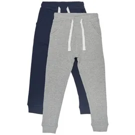 MINYMO Basic 36 -Sweat Pant (2-pack) Hose, Dunkelblau, 152