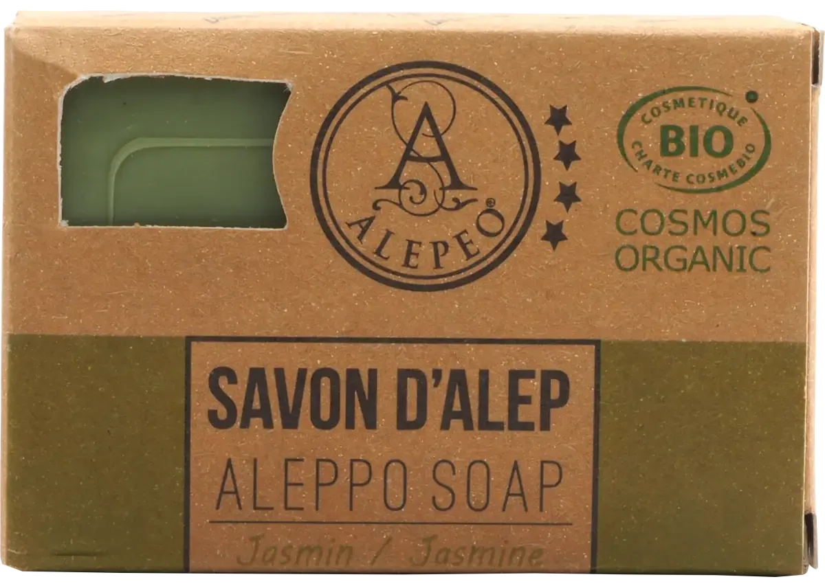 ALEPEO Aleppo Olivenölseife mit Jasminduft 100 g