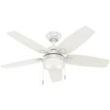 Hunter Fans Arcot 117 cm Deckenventilator Weiß