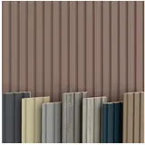 Hexim Wanddekoobjekt Startprofil Beats De Luxe Mauve (Beats Lamellen 2,75m MDF Lamellenwand Wandpaneele Lamellenverkleidung Wandverkleidung Akusiktpaneele Holzpaneele Natur Holz (1 Startprofil, Beats De Luxe Mauve) rot
