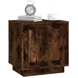 vidaXL Nachtschrank Räuchereiche 44 x 35 x 45 cm Braun