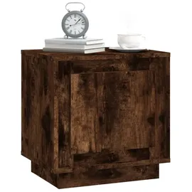 vidaXL Nachtschrank Räuchereiche 44 x 35 x 45 cm Braun
