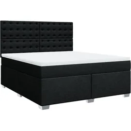 vidaXL Boxspringbett 180 x 200 cm Schwarz