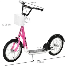 Homcom Kinderroller mit Vorderkorb