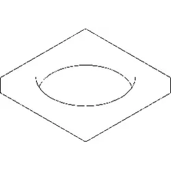 Dornbracht Rosette EHM-WT MEM - plat 092778007-06 platin matt