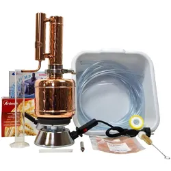 `CopperGarden®` Destille EASY MOONSHINE 2 Liter  SORGENFREI Set