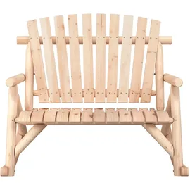 vidaXL Garten-Schaukelbank 123 x 96 x 102 cm Beige
