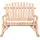 vidaXL Garten-Schaukelbank 123 x 96 x 102 cm Beige