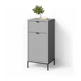 livinity® Aterno Badschrank 40 x 87 x 35 cm Grau