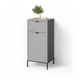 livinity® Aterno Badschrank 40 x 87 x 35 cm Grau