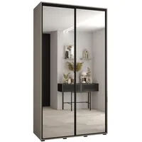 Abiks möbel MÖBEL Kryspol Schwebetürenschrank, Kaschmir, Metall, Nachbildung, 6