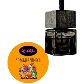 wonderwax WonderWax® Auto Duft Quadratisch schwarz-schwarz 8 ml|Sommerpunsch
