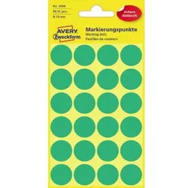 Avery Zweckform Markierungspunkte Ø 18 mm Grün 96 St.