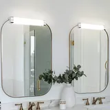 GBLY Spiegellampe Led Bad Spiegelleuchte Badezimmer Beleuchtung 8w 4000k Chrom 00015