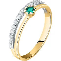 Live Diamond Damenring 375er Weißgold, recycelt Ringe   