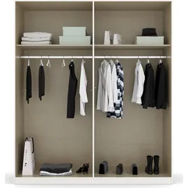 Rauch Drehtürenschrank »Dark&Wood by Quadra Spin im Industrial Style mit Metallgriffstangen