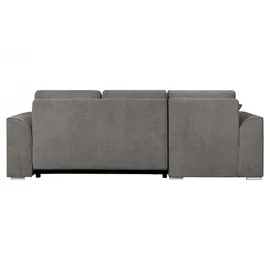 OTTO home Ecksofa OTTO HOME "BEATRICE optionale Schlafsofa mit Bettkasten, B/T/H: 265/170/86 cm", grau (mittelgrau), B:265cm H:86cm T:170cm, 100% Polyester, Sofas, Ecksofa, L-Form, wahlweise auch mit Bettfunktion und Bettkasten