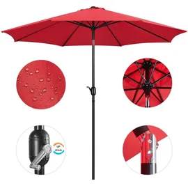 Yaheetech Ø 300 cm Rot