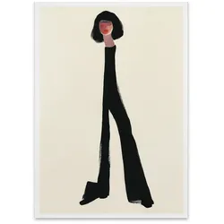 Paper Collective - Black Pants Poster, 30 x 40 cm