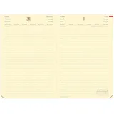 Quo Vadis Buchkalender Daily 24 16x24cm Brand Lavendelblau 2026