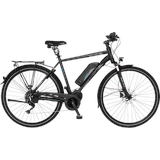 Trekkingrad (Laufradgröße: 28 Zoll, Rahmenhöhe: 44 cm, Damen-Rad, 627 Wh, Schwarz matt)