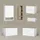 livinity® Wohnwand, Piave Weiß/Sonoma 5 Teile