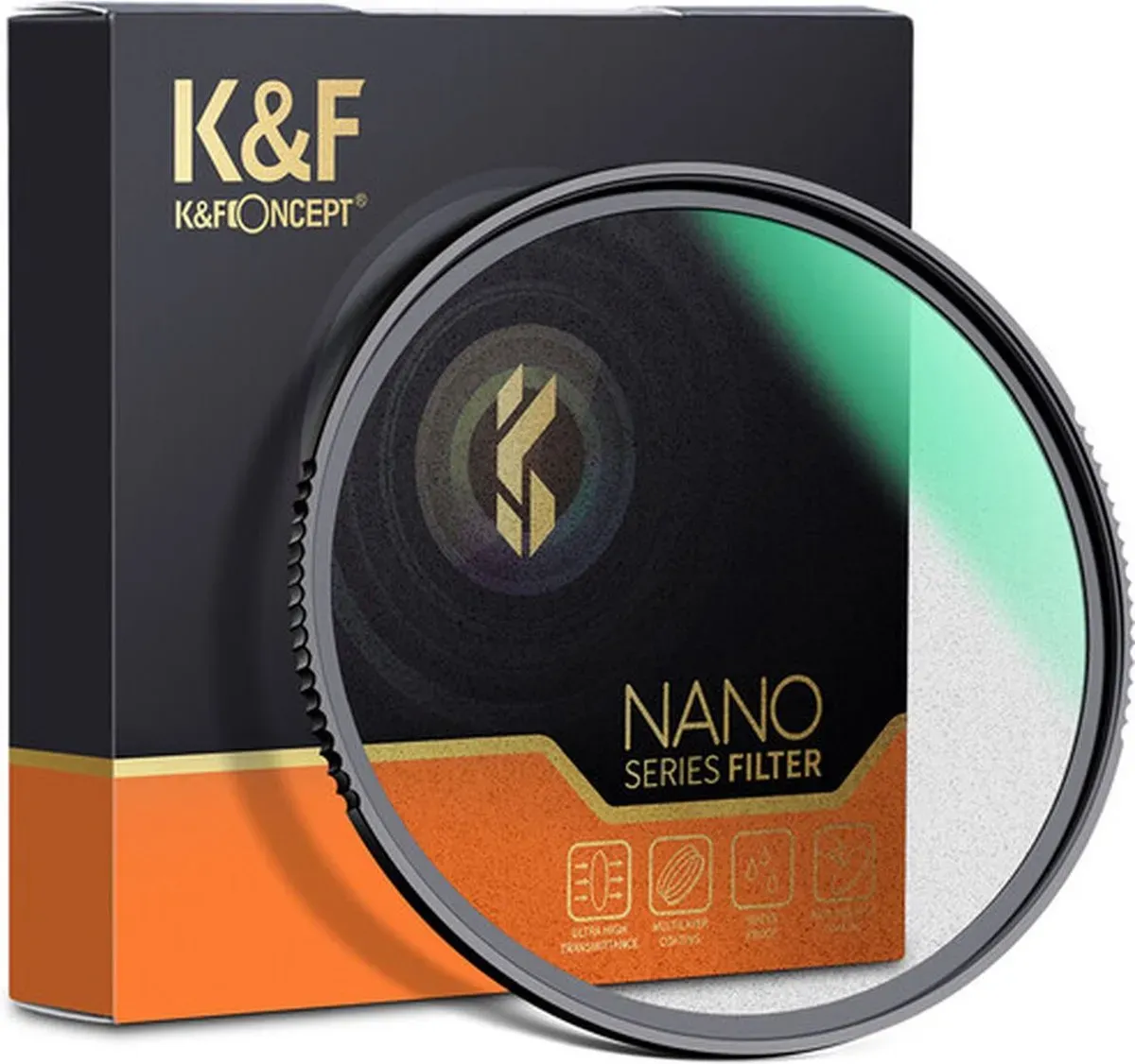 K&F Concept Filter  1/4 Black Mist Nano X D77mm