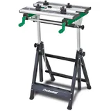 Holzstar Arbeitstisch Aluminium 100 cm Silber