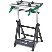Holzstar Arbeitstisch Aluminium 100 cm Silber
