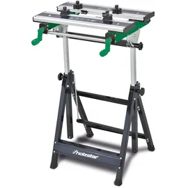 Holzstar Arbeitstisch Aluminium 100 cm Silber