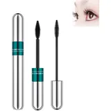 Mascara, Wasserfeste Wimperntusche, Volumen und Verlängerung 2-in-1 Curling Mascara,Schwarze Wimpernserum 4D,wimperntusche lange wimpern, Lang anhaltend Voluminous Lash Mascara (1PC, 30G)